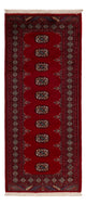 Runner Pakistanska mattan - 195 x 83 cm - röd