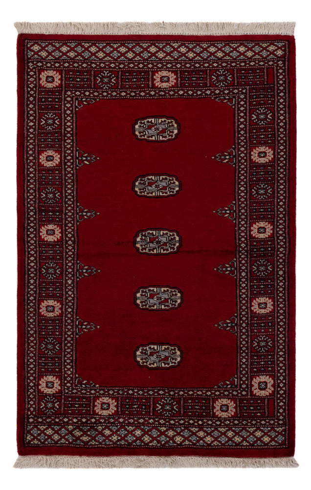 Pakistan Teppich - 147 x 96 cm - rot