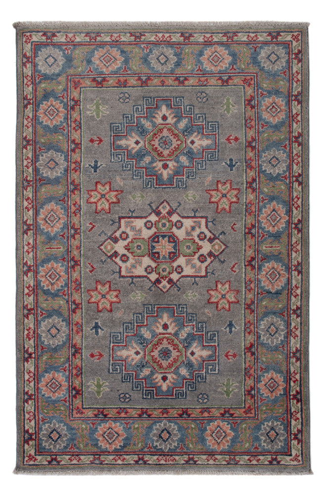 Ziegler Teppich - Kazak - 123 x 79 cm - blau