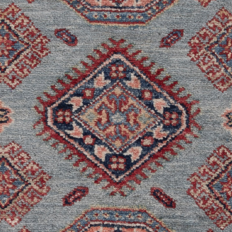 Ziegler Teppich - Kazak - 128 x 77 cm - hellblau