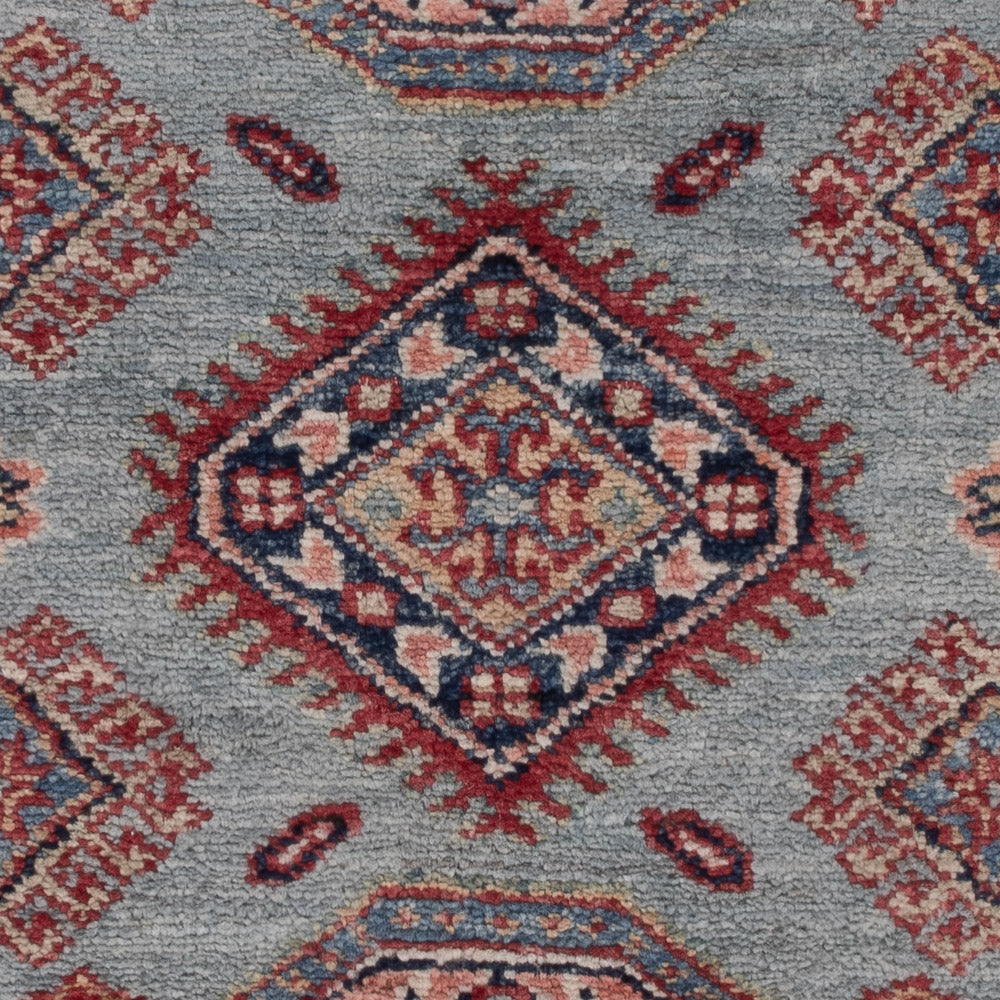 Ziegler Teppich - Kazak - 126 x 77 cm - hellblau