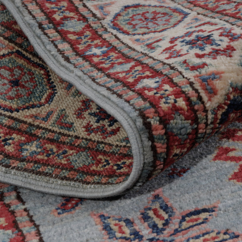 Ziegler Teppich - Kazak - 126 x 77 cm - hellblau