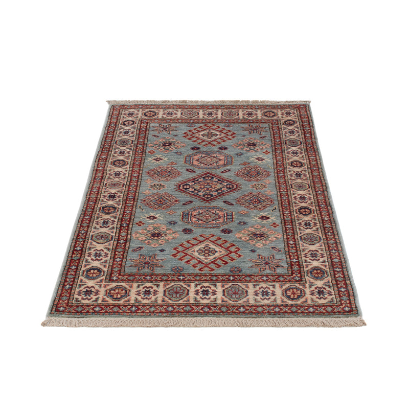 Ziegler Teppich - Kazak - 126 x 77 cm - hellblau