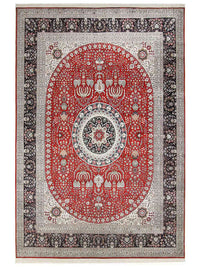 Silk matta - China Silk - 370 x 272 cm - röd