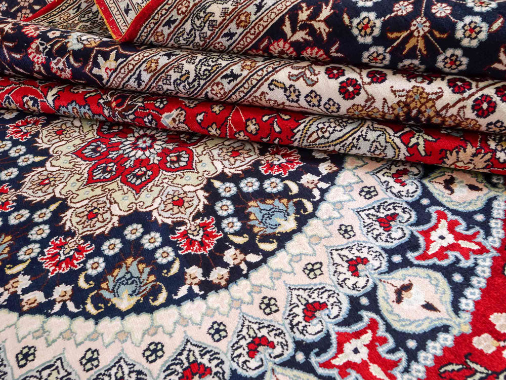 Silk matta - China Silk - 370 x 272 cm - röd