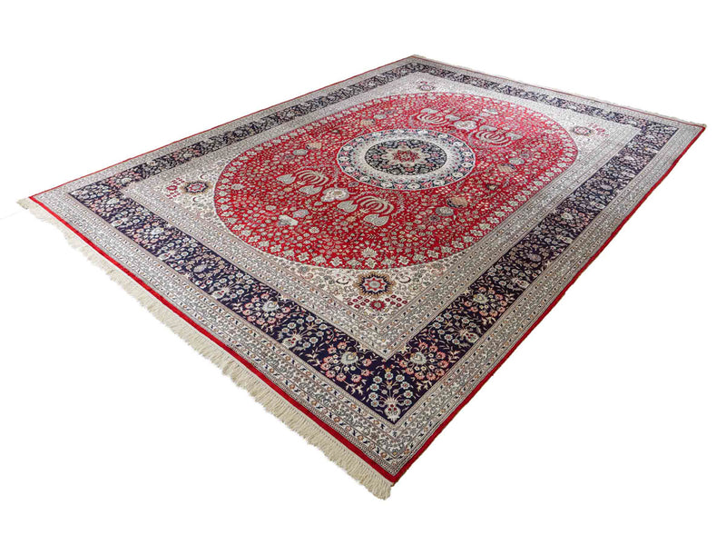 Silk matta - China Silk - 370 x 272 cm - röd