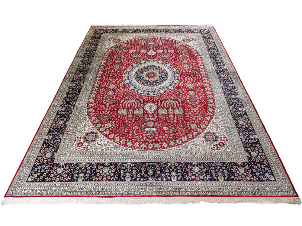 Silk matta - China Silk - 370 x 272 cm - röd