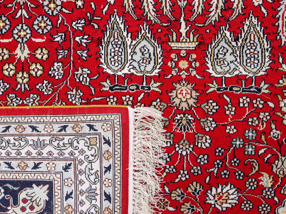 Silk matta - China Silk - 370 x 272 cm - röd