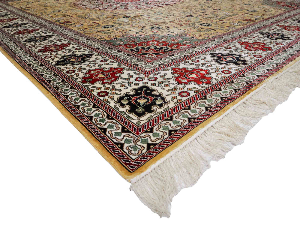 Kinesisk silke Mattan 373x275cm - Oriental Carpet