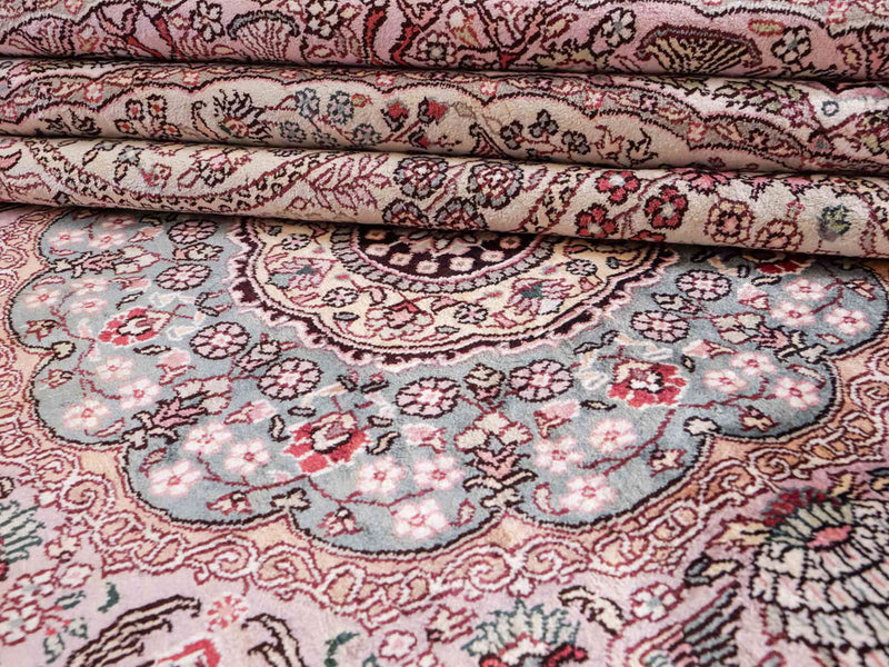 Silk matta - China Silk runt  - 300 x 300 cm - beige