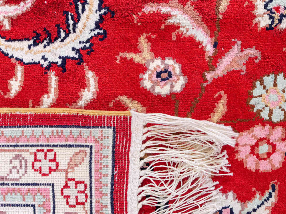 Silk matta - China Silk - 263 x 180 cm - röd