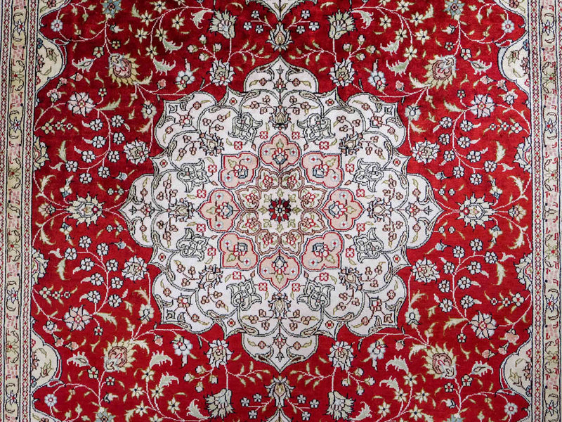 Silk matta - China Silk - 272 x 188 cm - röd