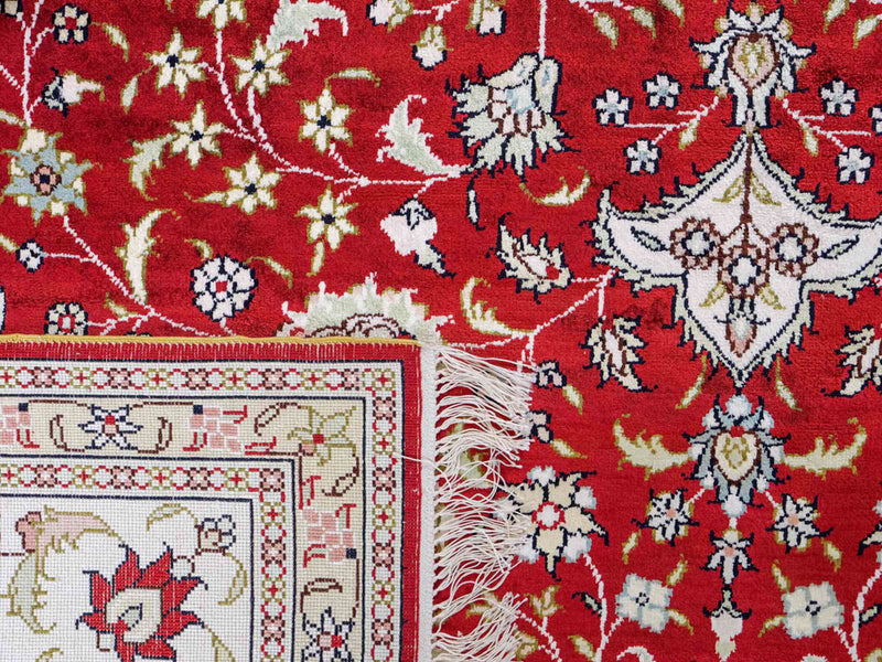 Silk matta - China Silk - 272 x 188 cm - röd