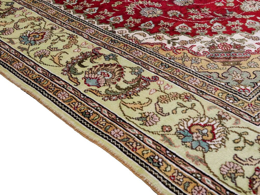 Silk matta - China Silk - 240 x 153 cm - röd