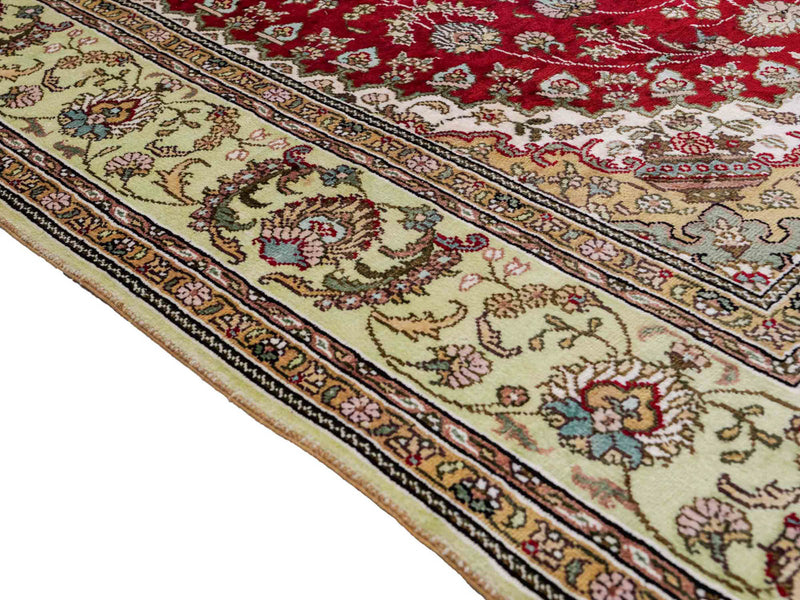 Silk matta - China Silk - 240 x 153 cm - röd