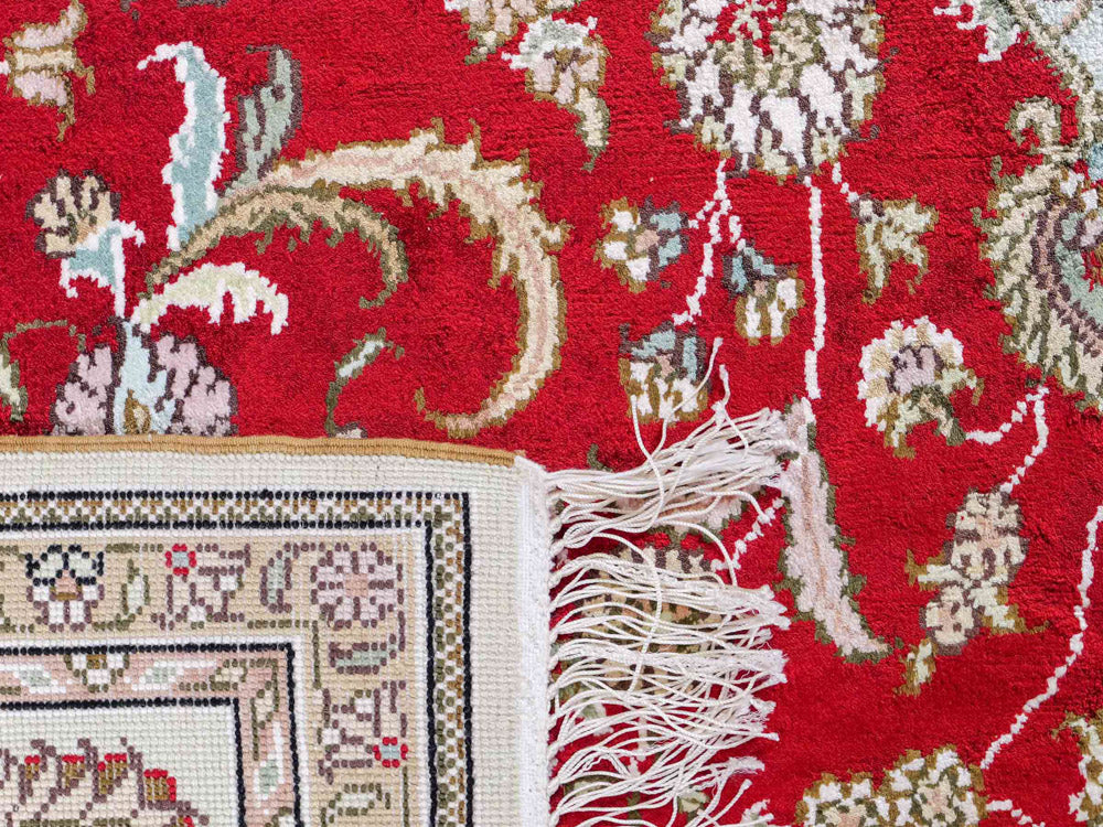 Silk matta - China Silk - 240 x 153 cm - röd