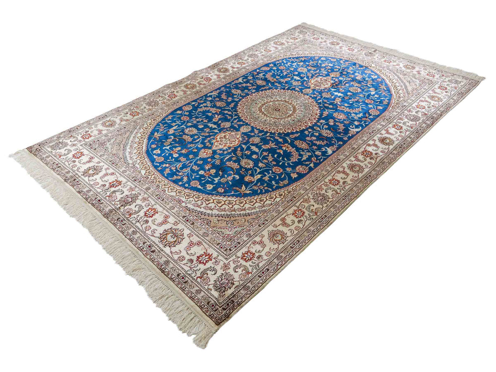 Silk matta - China Silk - 240 x 149 cm - blå