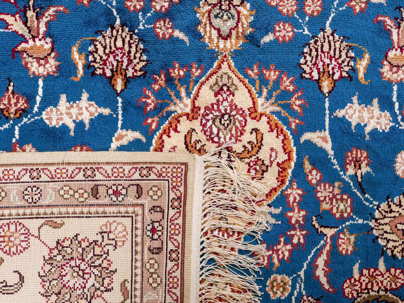 Silk matta - China Silk - 240 x 149 cm - blå