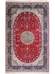 Silk matta - China Silk - 246 x 152 cm - röd