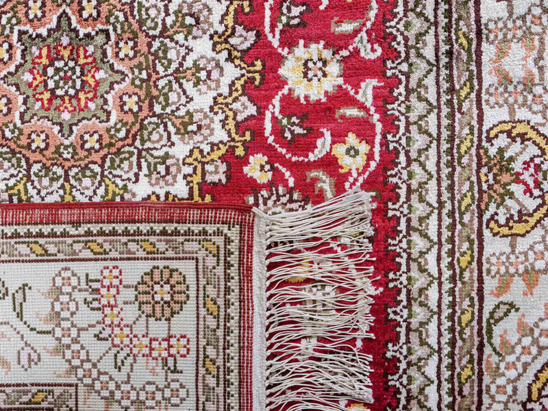 Silk matta - China Silk - 120 x 75 cm - röd