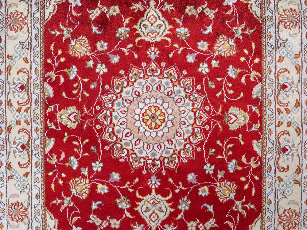 Silk matta - China Silk - 120 x 77 cm - röd