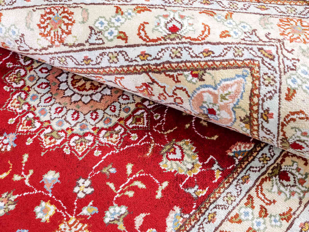 Silk matta - China Silk - 120 x 77 cm - röd