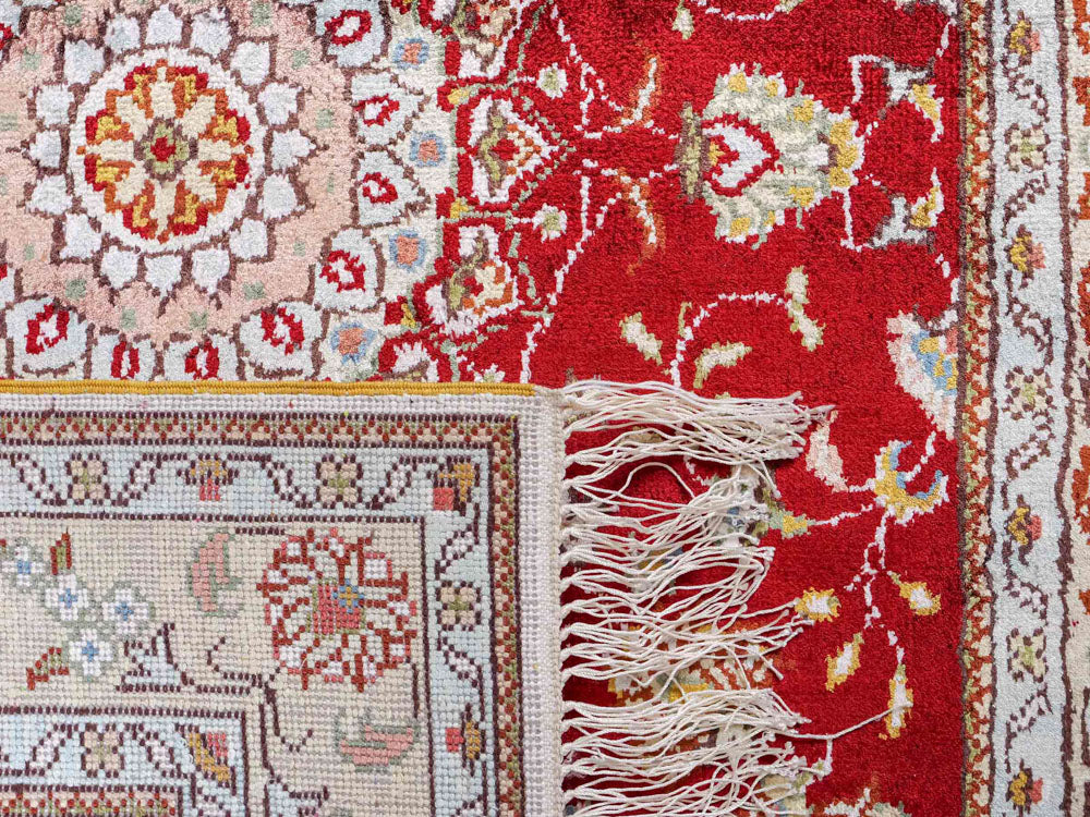 Silk matta - China Silk - 120 x 77 cm - röd