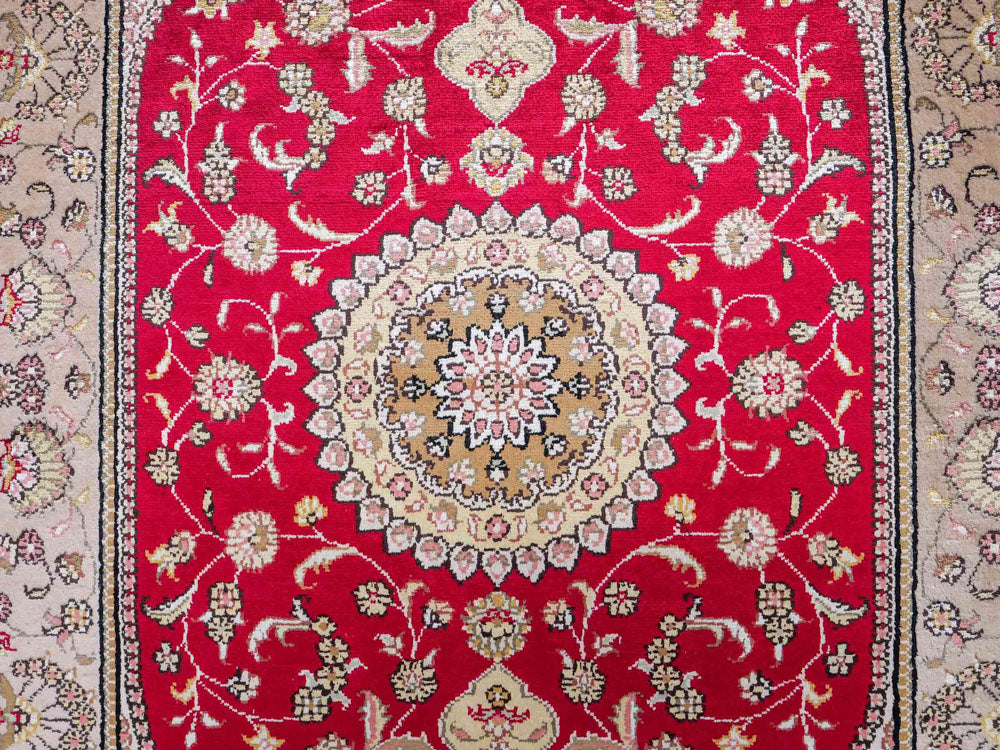 Silk matta - China Silk - 121 x 78 cm - röd