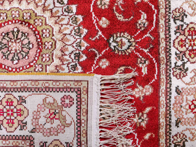 Silk matta - China Silk - 117 x 77 cm - röd