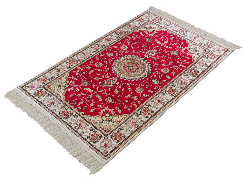 Silk matta - China Silk - 120 x 76 cm - röd