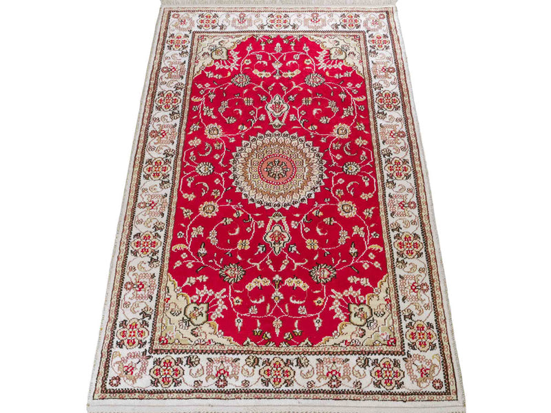 Silk matta - China Silk - 120 x 76 cm - röd