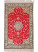 Silk matta - China Silk - 122 x 78 cm - röd