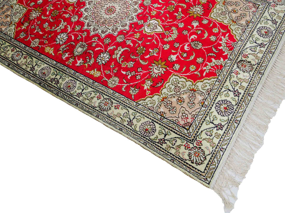 Silk matta - China Silk - 122 x 78 cm - röd