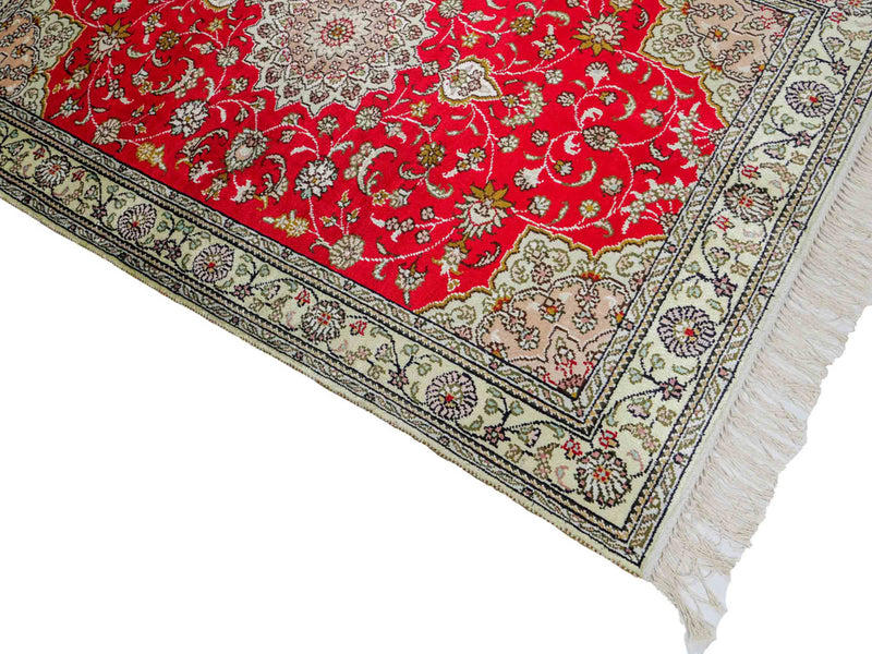 Silk matta - China Silk - 122 x 78 cm - röd