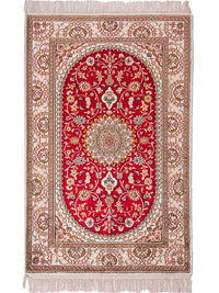 Silk matta - China Silk - 120 x 78 cm - röd – product image