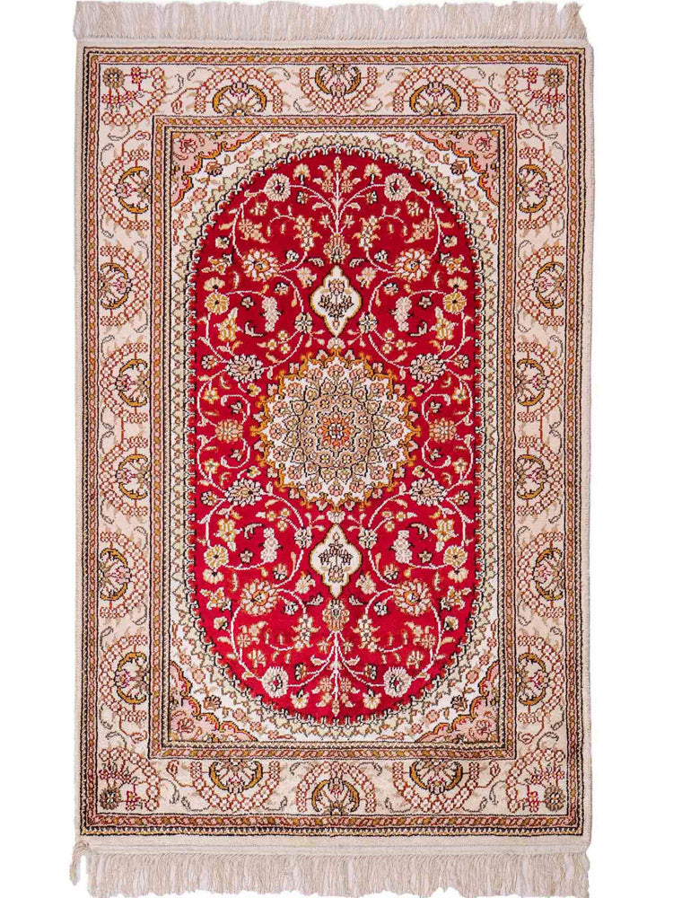 Silk matta - China Silk - 120 x 78 cm - röd