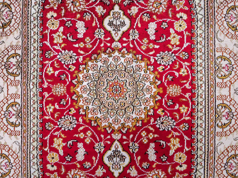 Silk matta - China Silk - 120 x 78 cm - röd