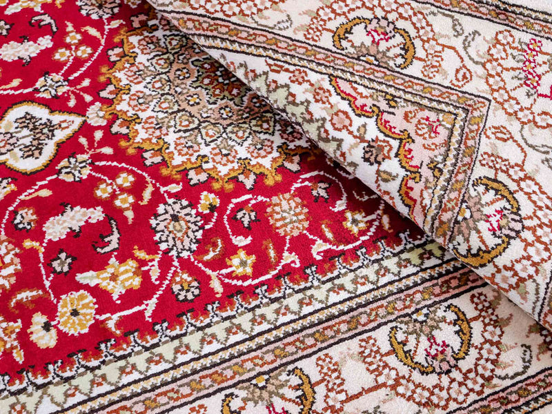 Silk matta - China Silk - 120 x 78 cm - röd
