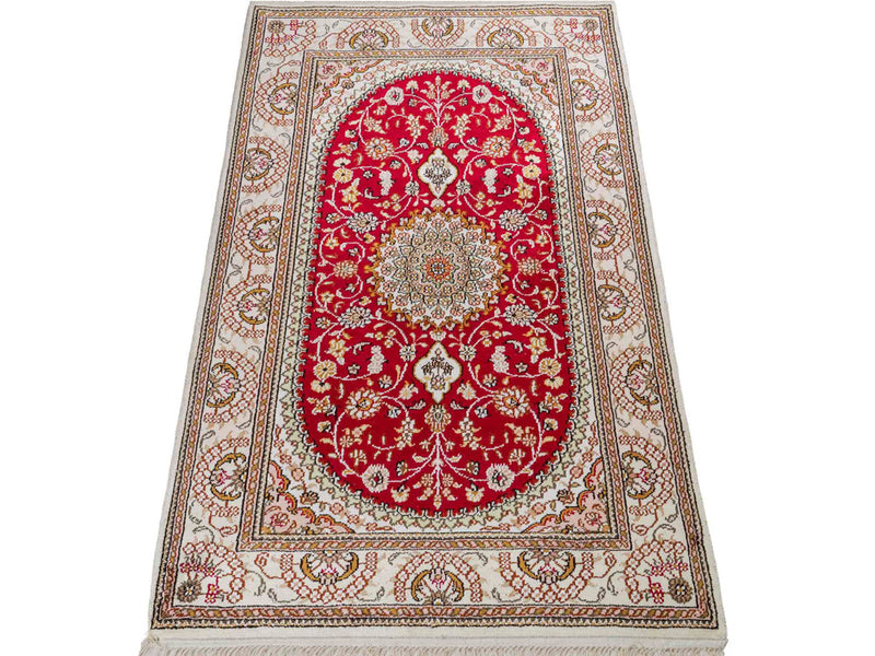 Silk matta - China Silk - 120 x 78 cm - röd
