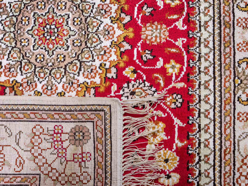 Silk matta - China Silk - 120 x 78 cm - röd