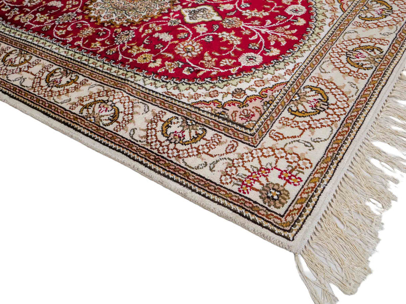 Silk matta - China Silk - 122 x 81 cm - röd