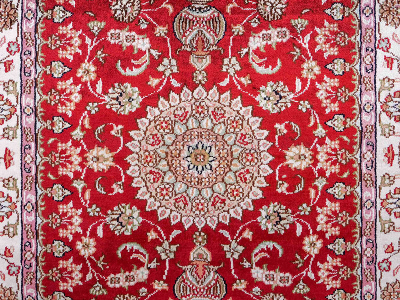 Silk matta - China Silk - 119 x 76 cm - röd