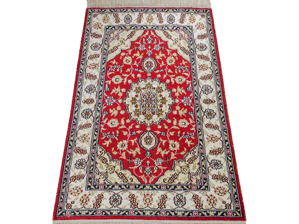 Silk matta - China Silk - 89 x 60 cm - röd