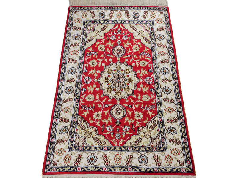 Silk matta - China Silk - 89 x 60 cm - röd