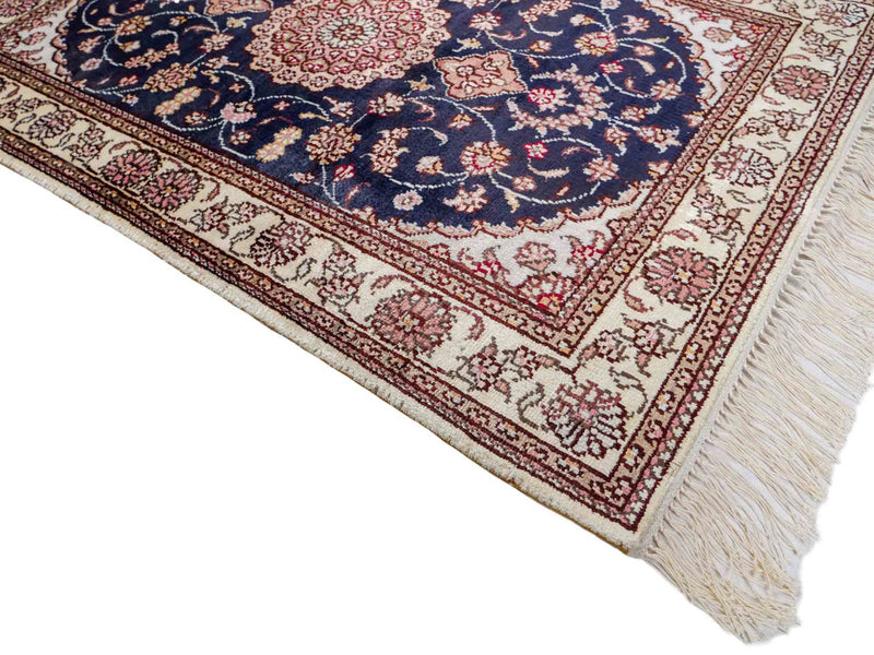 Silk matta - China Silk - 92 x 62 cm - mörkblå