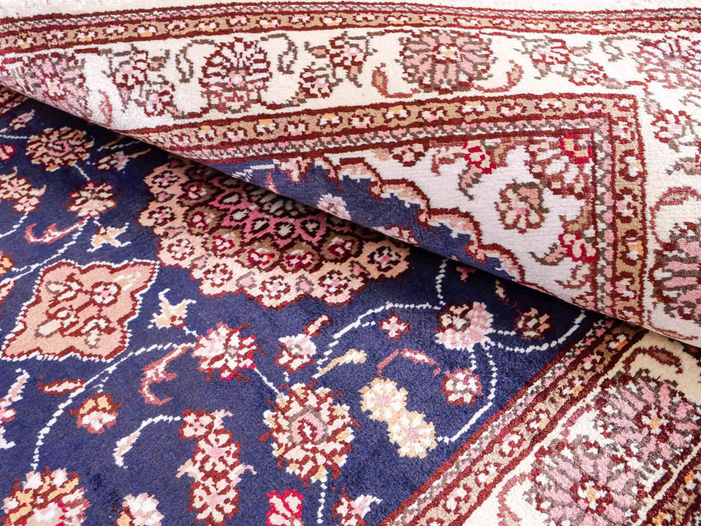 Silk matta - China Silk - 92 x 62 cm - mörkblå