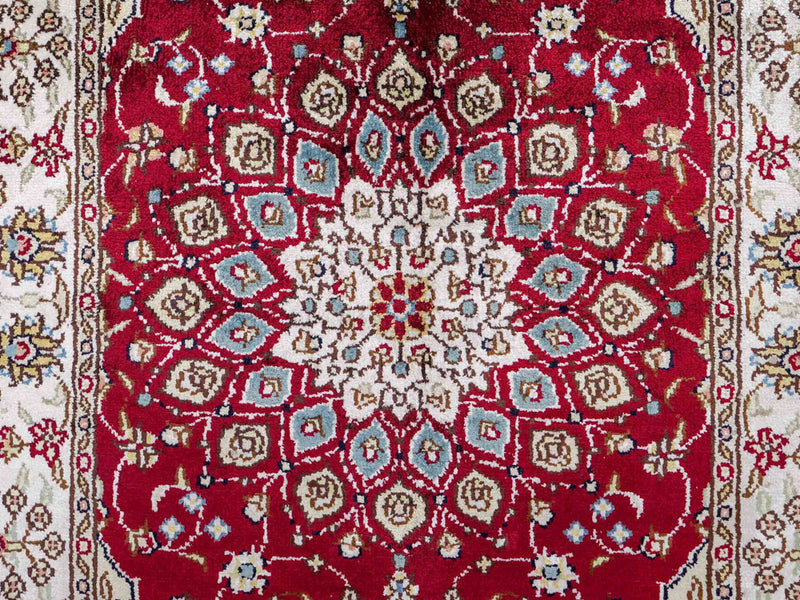 Silk matta - China Silk - 87 x 56 cm - röd
