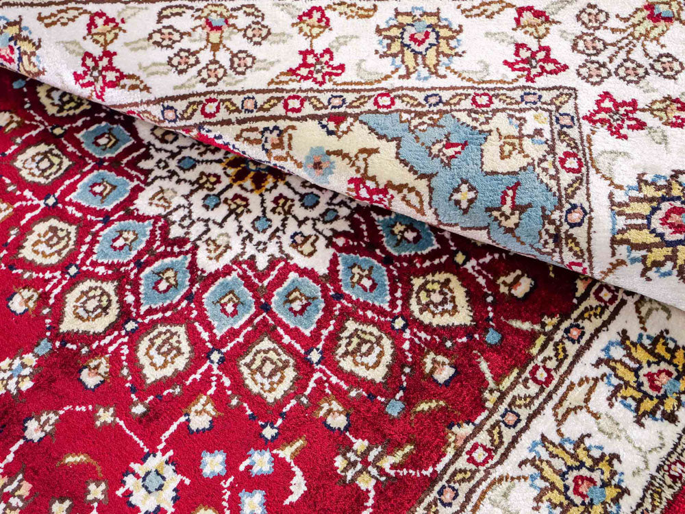 Silk matta - China Silk - 87 x 56 cm - röd