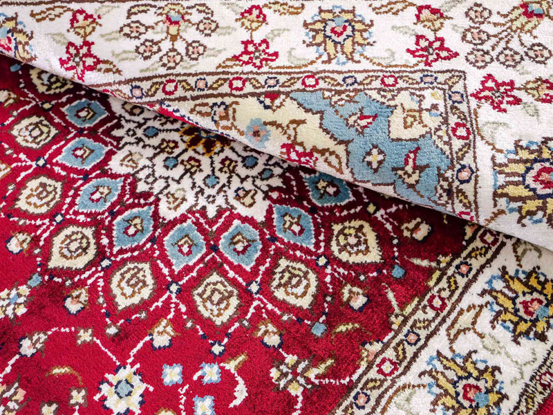 Silk matta - China Silk - 87 x 56 cm - röd