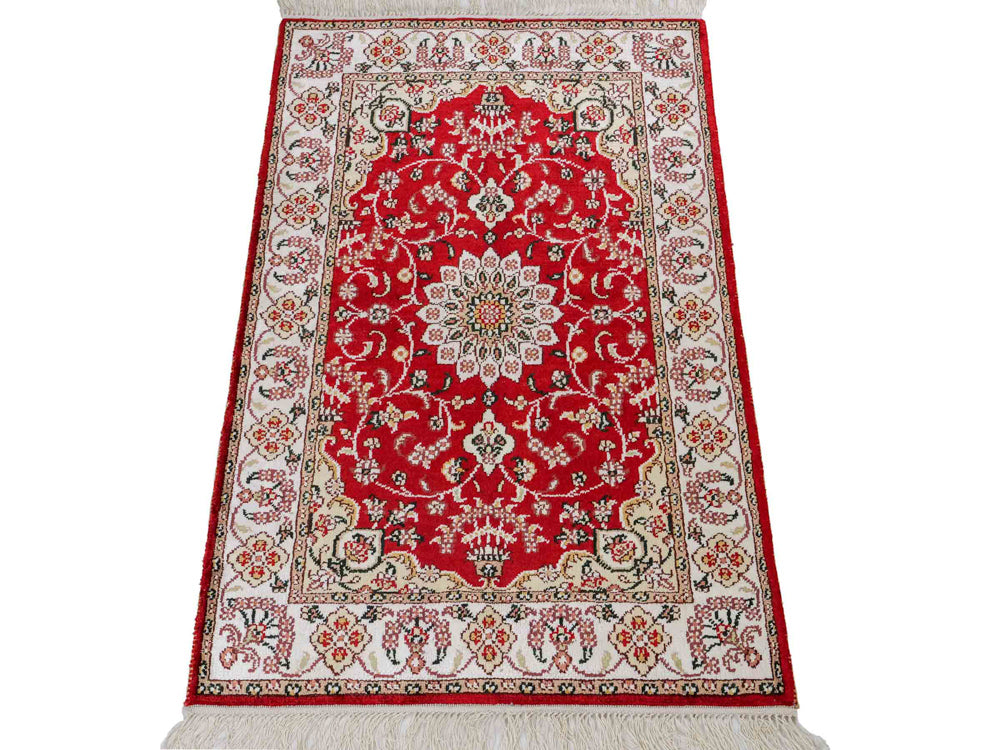 Silk matta - China Silk - 91 x 62 cm - röd